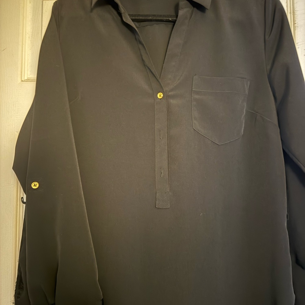 The Limited Black Casual Button Down Shirt